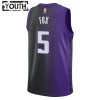 Maillot Enfant Sacramento Kings De Aaron Fox 2023-24 Jordan Statement Edition Violet Swingman